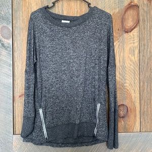 Grey Long Sleeve Top